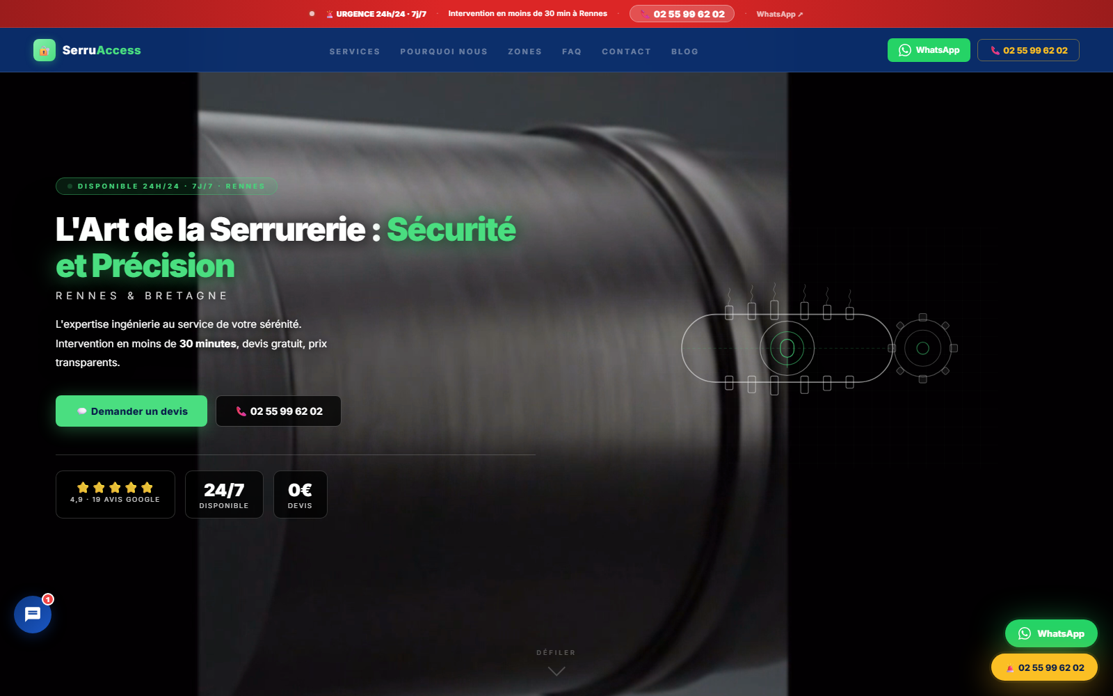 Site vitrine 3D